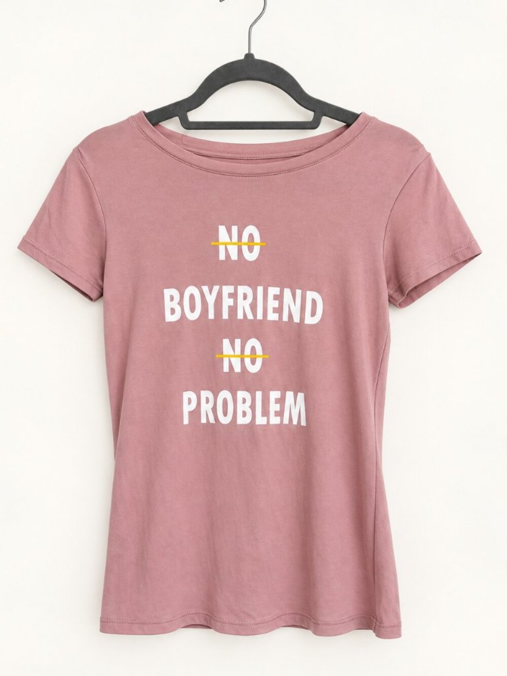 Emme Jordan Mauve Boyfriend Problem Graphic Tee M